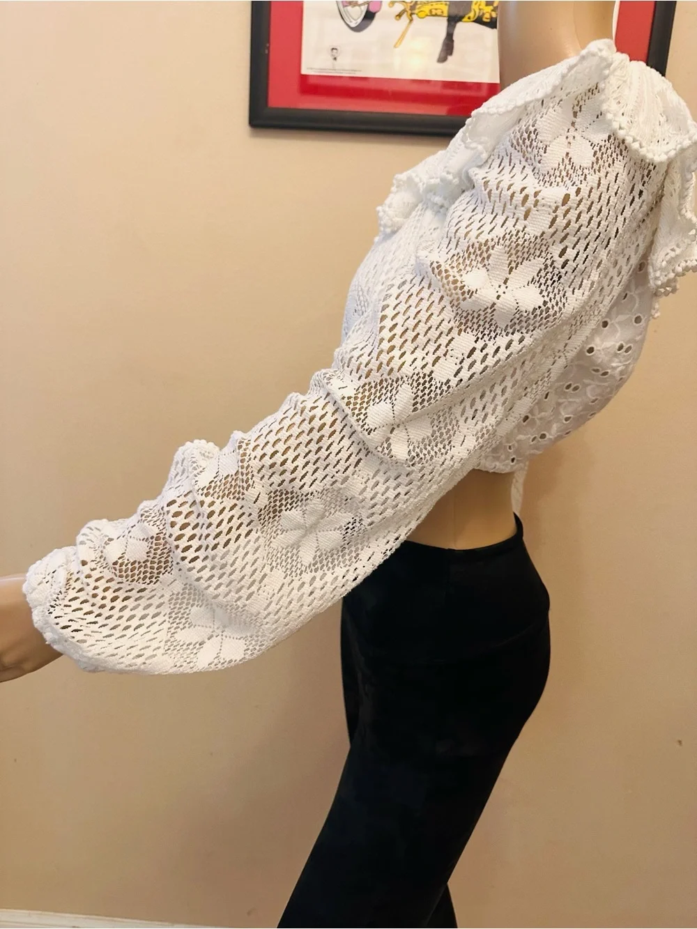 DORABELLA CROP TOP TRUE WHITE